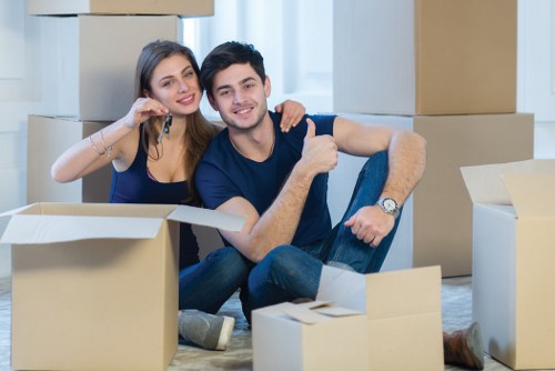 Commercial movers planning an office relocation in Shoreditch