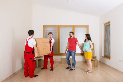 Residential removal service for a Shoreditch apartment move
