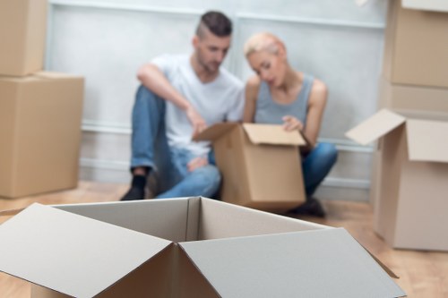 Moving day preparation for a Shoreditch property