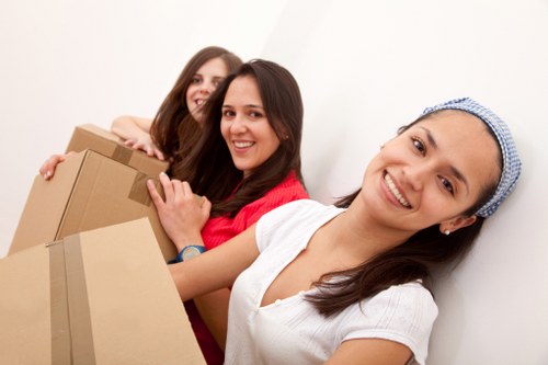 Local team handling office furniture and equipment in Shoreditch