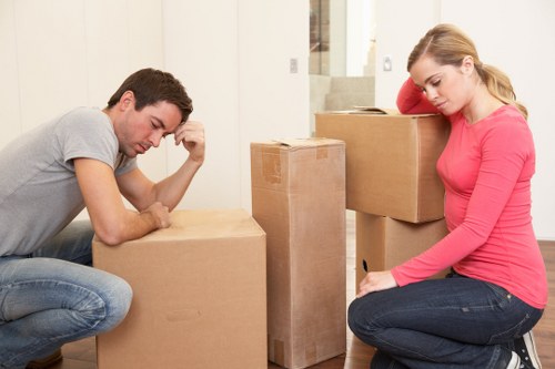 Residential flat move in Shoreditch with careful stair handling