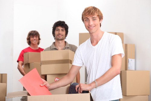 Manager assessing a moving service complaint