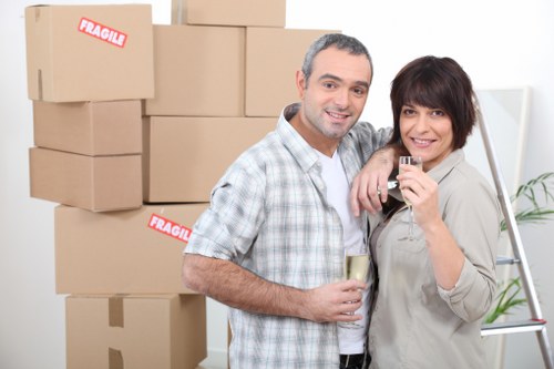 Careful packing and loading during a Shoreditch relocation